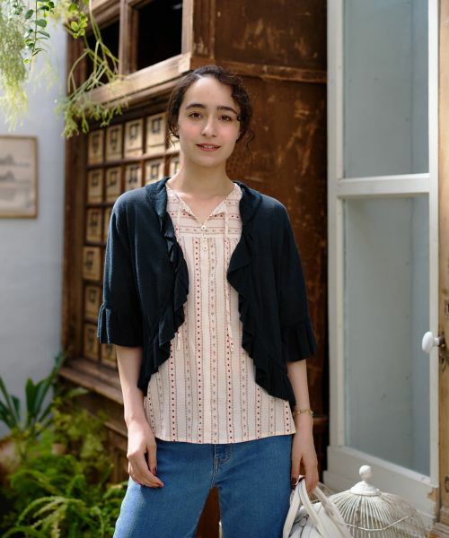 CARA O CRUZ / キャラ・オ・クルス カーディガン・ボレロ | フリルカーディガン | 詳細5