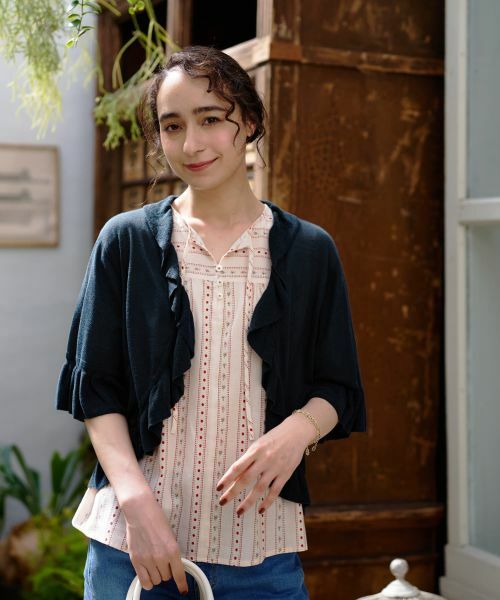 CARA O CRUZ / キャラ・オ・クルス カーディガン・ボレロ | フリルカーディガン | 詳細6