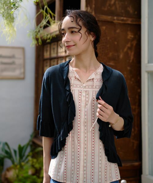 CARA O CRUZ / キャラ・オ・クルス カーディガン・ボレロ | フリルカーディガン | 詳細7