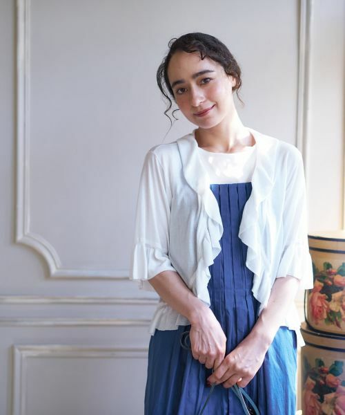 CARA O CRUZ / キャラ・オ・クルス カーディガン・ボレロ | フリルカーディガン | 詳細8