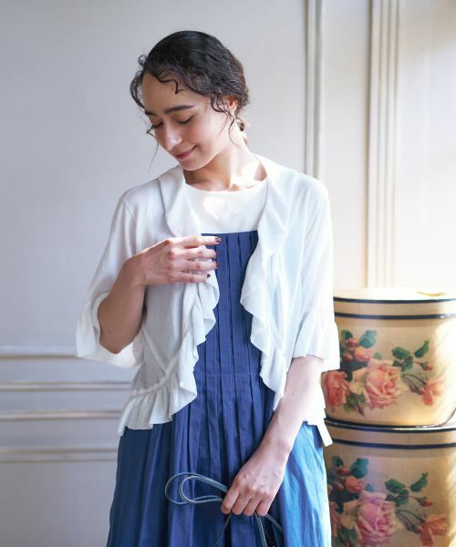 CARA O CRUZ / キャラ・オ・クルス カーディガン・ボレロ | フリルカーディガン | 詳細9