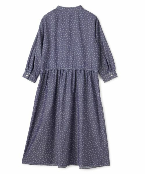 CARA O CRUZ / キャラ・オ・クルス ドレス | 小花柄インディゴデニムのワンピース | 詳細17