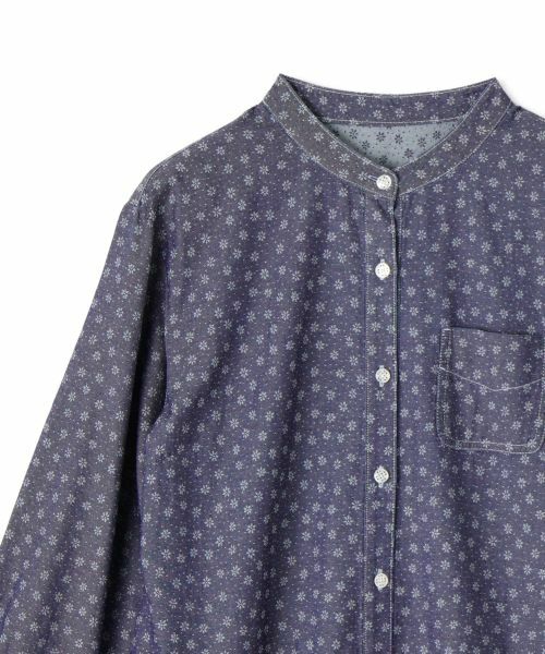 CARA O CRUZ / キャラ・オ・クルス ドレス | 小花柄インディゴデニムのワンピース | 詳細18