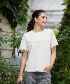 CARA O CRUZ / キャラ・オ・クルス カットソー | 刺繍チュールカットソー