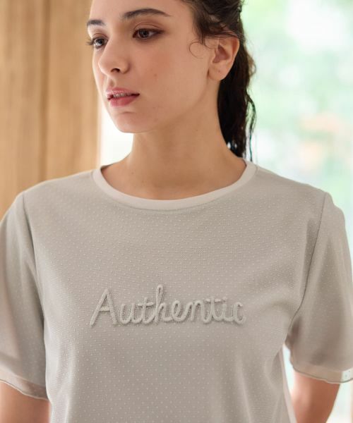 CARA O CRUZ / キャラ・オ・クルス カットソー | 刺繍チュールカットソー | 詳細23