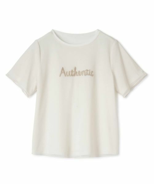 CARA O CRUZ / キャラ・オ・クルス カットソー | 刺繍チュールカットソー | 詳細27