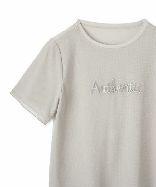 CARA O CRUZ / キャラ・オ・クルス カットソー | 刺繍チュールカットソー | 詳細30