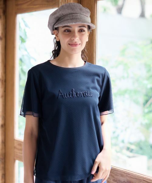 CARA O CRUZ / キャラ・オ・クルス カットソー | 刺繍チュールカットソー | 詳細8