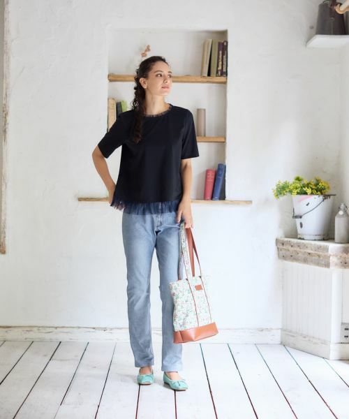 CARA O CRUZ / キャラ・オ・クルス カットソー | チュールフリルカットソー | 詳細14