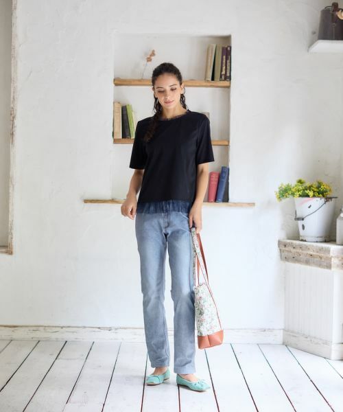 CARA O CRUZ / キャラ・オ・クルス カットソー | チュールフリルカットソー | 詳細18