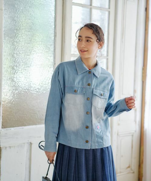 CARA O CRUZ / キャラ・オ・クルス その他アウター | ウォッシュデニムジャケット | 詳細13