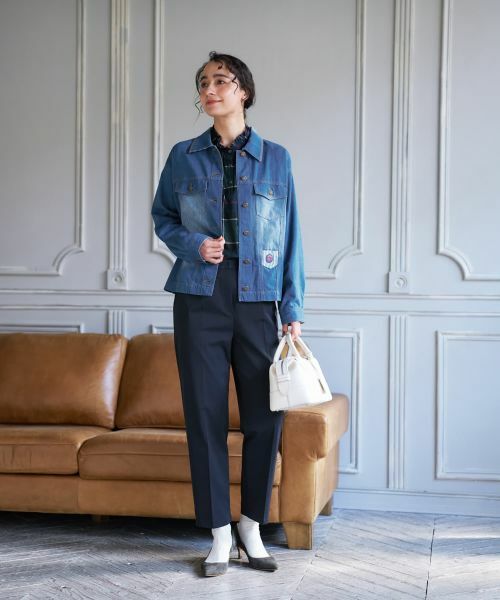 CARA O CRUZ / キャラ・オ・クルス その他アウター | ウォッシュデニムジャケット | 詳細15