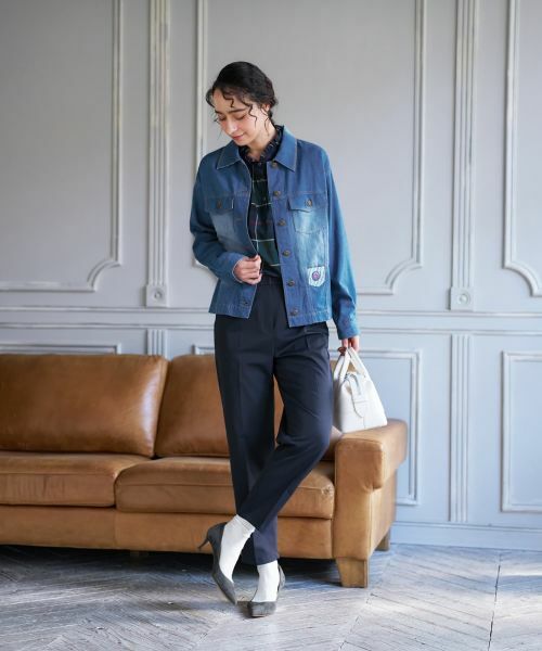 CARA O CRUZ / キャラ・オ・クルス その他アウター | ウォッシュデニムジャケット | 詳細16