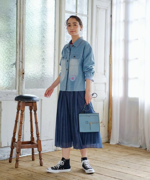 CARA O CRUZ / キャラ・オ・クルス その他アウター | ウォッシュデニムジャケット | 詳細22