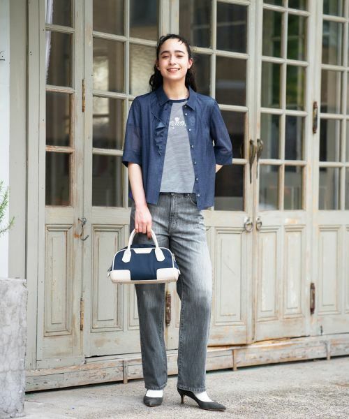 CARA O CRUZ / キャラ・オ・クルス デニムパンツ | ウォッシュドグレーストレートデニム【EDWIN】【35th】 | 詳細16