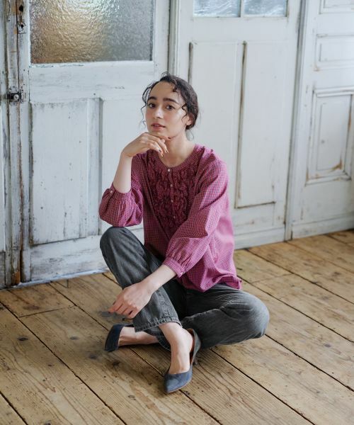 CARA O CRUZ / キャラ・オ・クルス デニムパンツ | ウォッシュドグレーストレートデニム【EDWIN】【35th】 | 詳細24