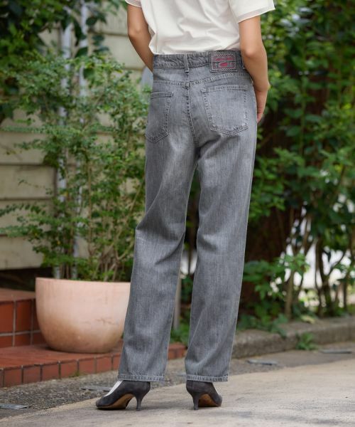 CARA O CRUZ / キャラ・オ・クルス デニムパンツ | ウォッシュドグレーストレートデニム【EDWIN】【35th】 | 詳細5