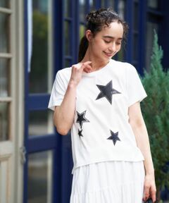 CARA O CRUZ / キャラ・オ・クルス カットソー | スターモチーフTシャツ【CoC by CARA O CRUZ】