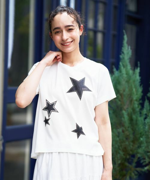 CARA O CRUZ / キャラ・オ・クルス カットソー | スターモチーフTシャツ【CoC by CARA O CRUZ】 | 詳細3