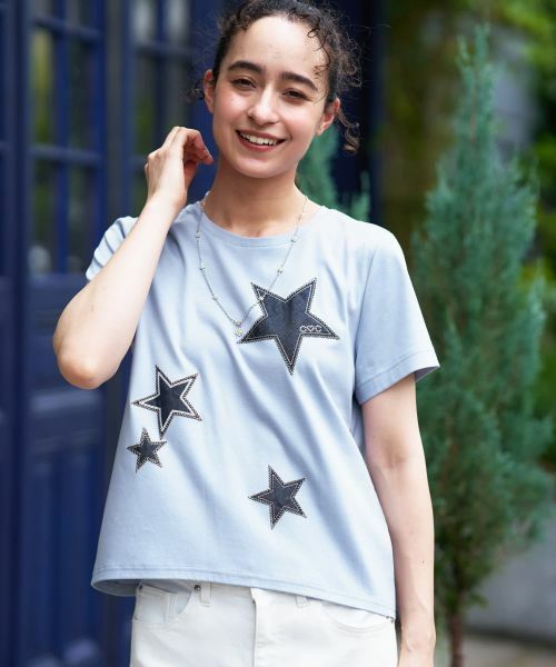 CARA O CRUZ / キャラ・オ・クルス カットソー | スターモチーフTシャツ【CoC by CARA O CRUZ】 | 詳細6