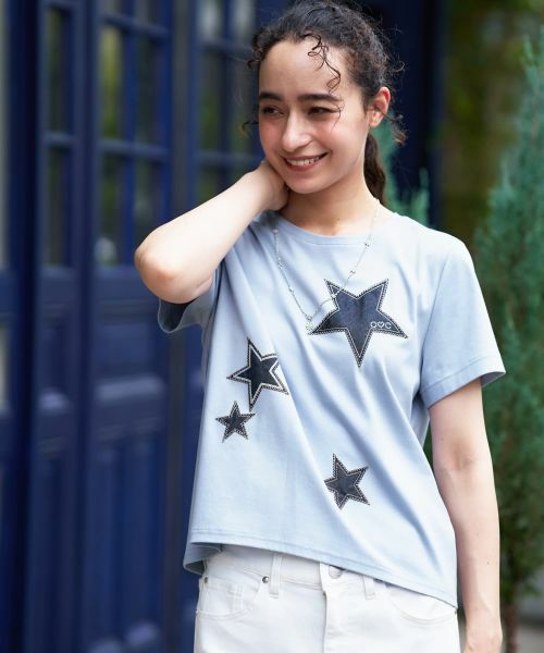 CARA O CRUZ / キャラ・オ・クルス カットソー | スターモチーフTシャツ【CoC by CARA O CRUZ】 | 詳細7