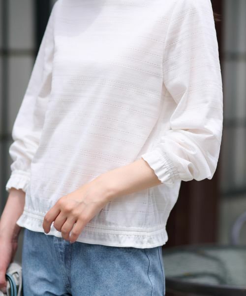 CARA O CRUZ / キャラ・オ・クルス カットソー | ブラウジングのジャカードカットソー | 詳細12