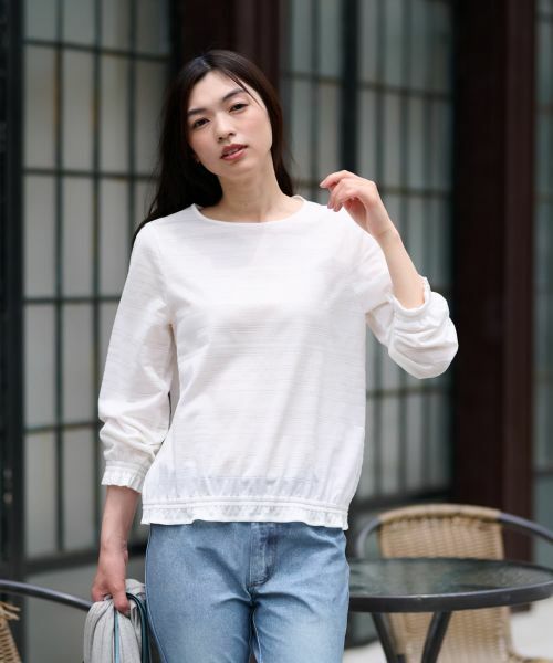 CARA O CRUZ / キャラ・オ・クルス カットソー | ブラウジングのジャカードカットソー | 詳細2