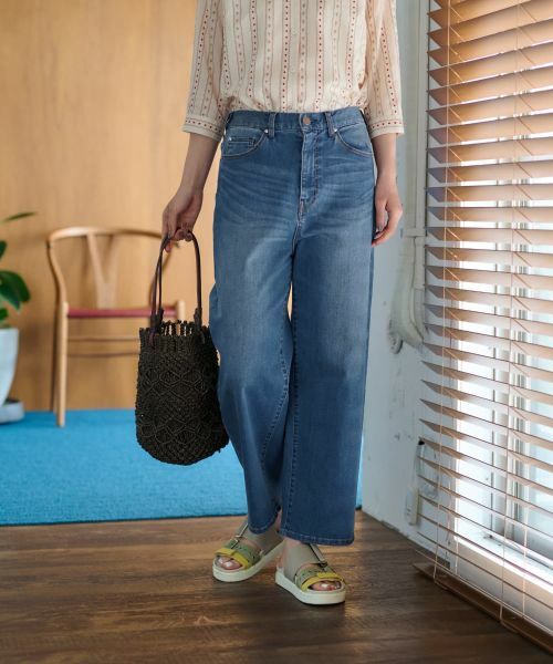 CARA O CRUZ / キャラ・オ・クルス デニムパンツ | ウォッシュワイドデニム | 詳細1