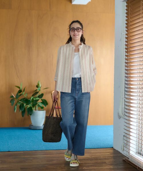 CARA O CRUZ / キャラ・オ・クルス デニムパンツ | ウォッシュワイドデニム | 詳細4