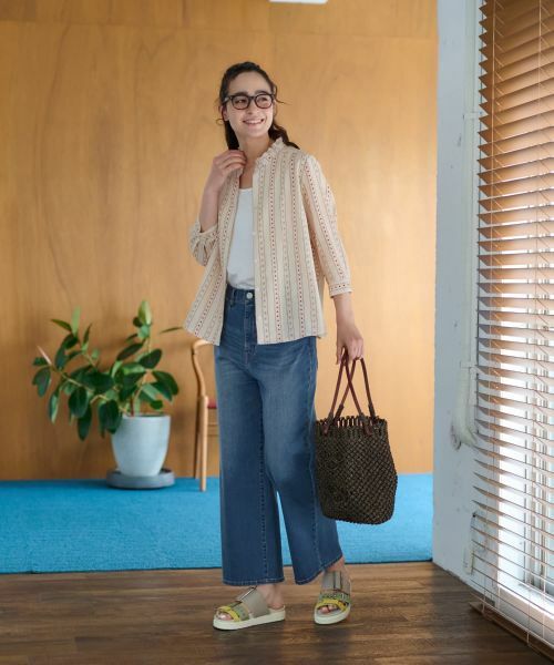 CARA O CRUZ / キャラ・オ・クルス デニムパンツ | ウォッシュワイドデニム | 詳細5