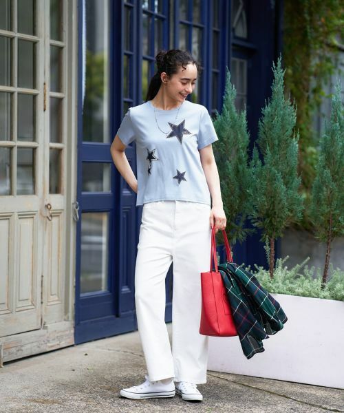 CARA O CRUZ / キャラ・オ・クルス デニムパンツ | 白ワイドデニム | 詳細13