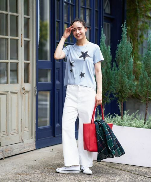 CARA O CRUZ / キャラ・オ・クルス デニムパンツ | 白ワイドデニム | 詳細14