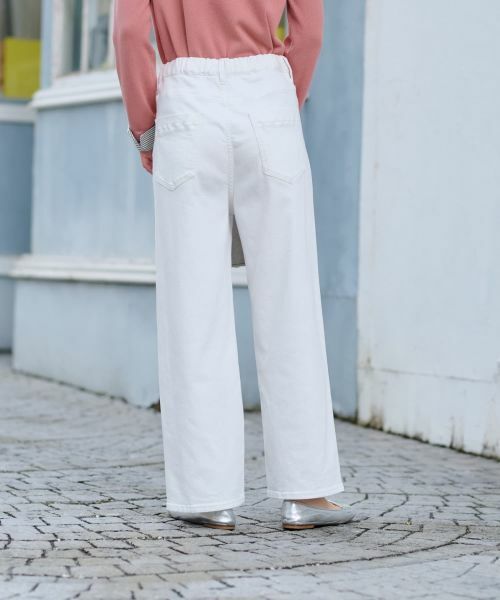 CARA O CRUZ / キャラ・オ・クルス デニムパンツ | 白ワイドデニム | 詳細17