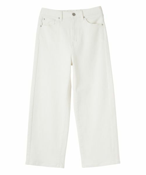 CARA O CRUZ / キャラ・オ・クルス デニムパンツ | 白ワイドデニム | 詳細26
