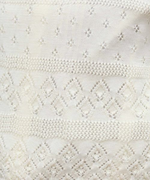 CARA O CRUZ / キャラ・オ・クルス テーラードジャケット | 透かし編みニットベスト | 詳細26