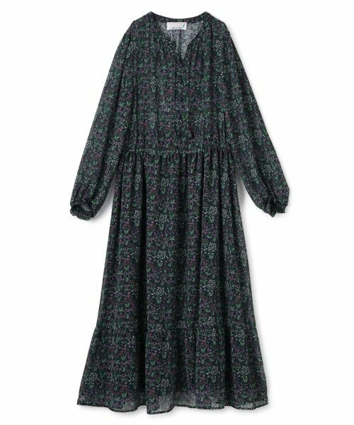 CARA O CRUZ / キャラ・オ・クルス ドレス | Vネック小花柄フレアワンピース 【WILLIAM MORRIS】【35th】 | 詳細26