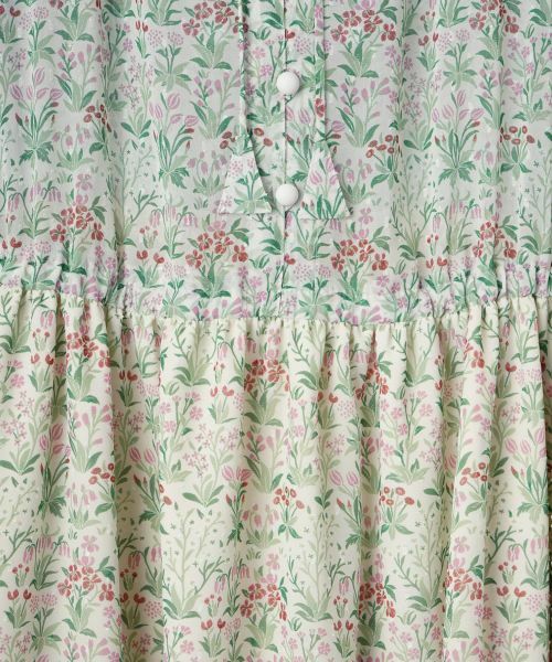 CARA O CRUZ / キャラ・オ・クルス ドレス | Vネック小花柄フレアワンピース 【WILLIAM MORRIS】【35th】 | 詳細30