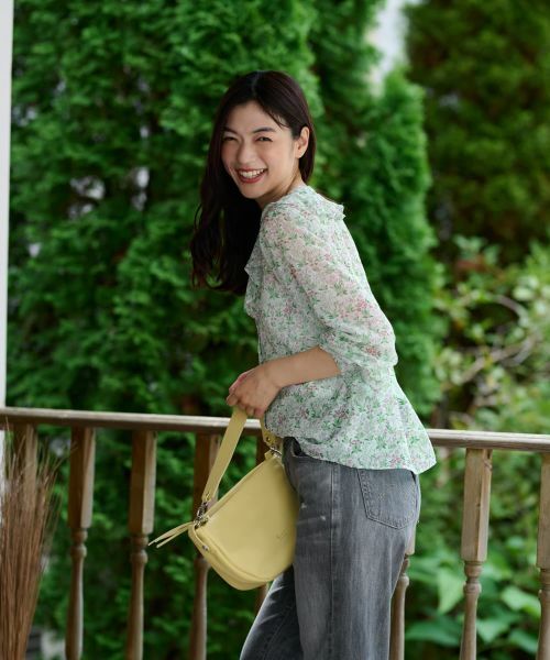 CARA O CRUZ / キャラ・オ・クルス シャツ・ブラウス | 小花柄フリルネックブラウス 【WILLIAM MORRIS】【35th】 | 詳細13