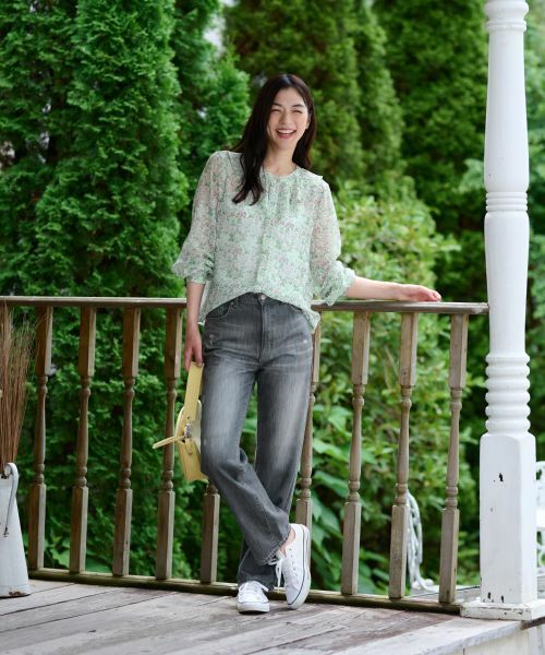 CARA O CRUZ / キャラ・オ・クルス シャツ・ブラウス | 小花柄フリルネックブラウス 【WILLIAM MORRIS】【35th】 | 詳細19