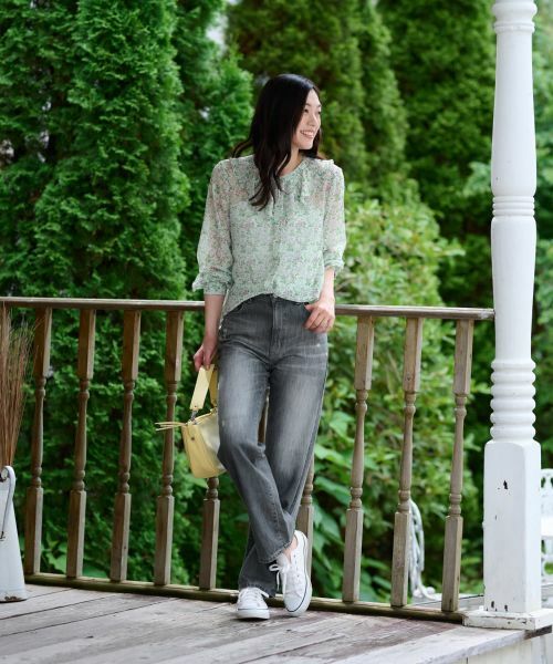 CARA O CRUZ / キャラ・オ・クルス シャツ・ブラウス | 小花柄フリルネックブラウス 【WILLIAM MORRIS】【35th】 | 詳細20