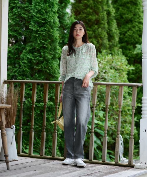 CARA O CRUZ / キャラ・オ・クルス シャツ・ブラウス | 小花柄フリルネックブラウス 【WILLIAM MORRIS】【35th】 | 詳細21