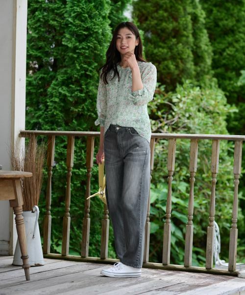 CARA O CRUZ / キャラ・オ・クルス シャツ・ブラウス | 小花柄フリルネックブラウス 【WILLIAM MORRIS】【35th】 | 詳細22