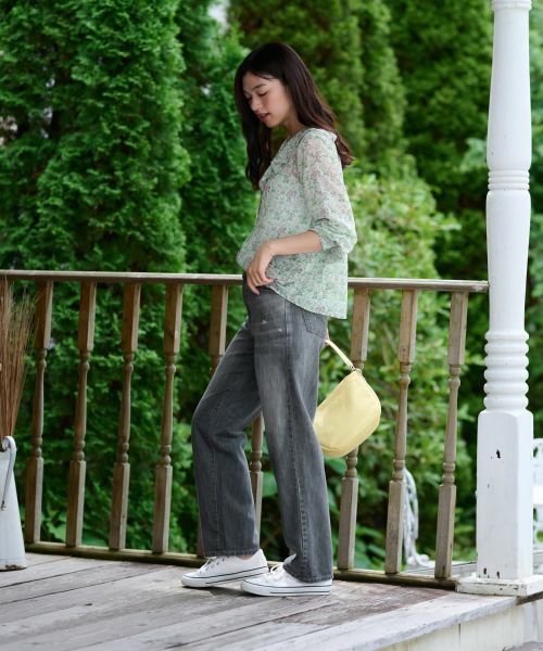 CARA O CRUZ / キャラ・オ・クルス シャツ・ブラウス | 小花柄フリルネックブラウス 【WILLIAM MORRIS】【35th】 | 詳細23