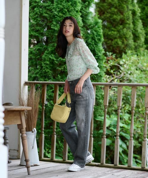 CARA O CRUZ / キャラ・オ・クルス シャツ・ブラウス | 小花柄フリルネックブラウス 【WILLIAM MORRIS】【35th】 | 詳細26