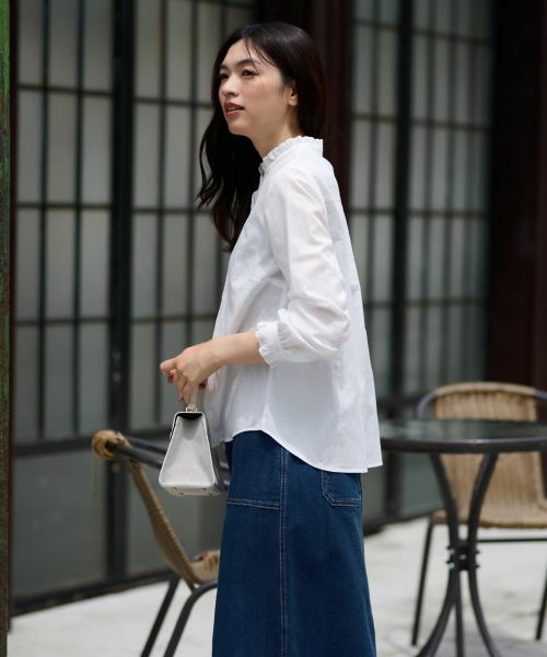 CARA O CRUZ / キャラ・オ・クルス シャツ・ブラウス | ピンタックブラウス | 詳細4