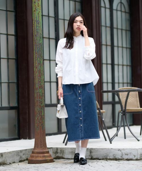 CARA O CRUZ / キャラ・オ・クルス シャツ・ブラウス | ピンタックブラウス | 詳細7