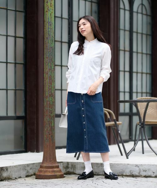 CARA O CRUZ / キャラ・オ・クルス シャツ・ブラウス | ピンタックブラウス | 詳細9