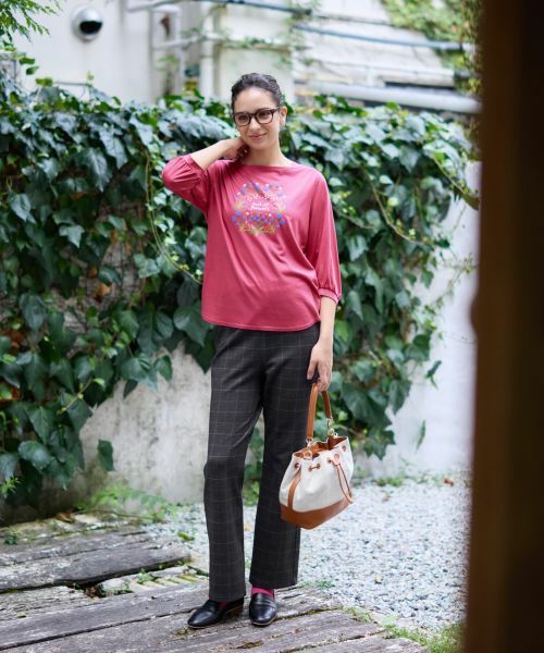 CARA O CRUZ / キャラ・オ・クルス カットソー | フラワーモチーフカットソー | 詳細12