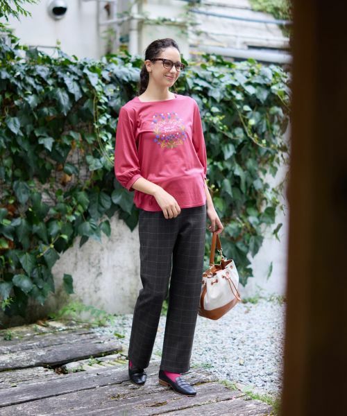 CARA O CRUZ / キャラ・オ・クルス カットソー | フラワーモチーフカットソー | 詳細14