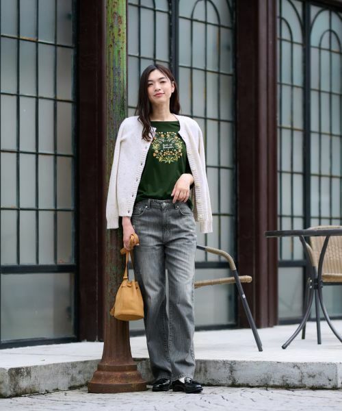 CARA O CRUZ / キャラ・オ・クルス カットソー | フラワーモチーフカットソー | 詳細20